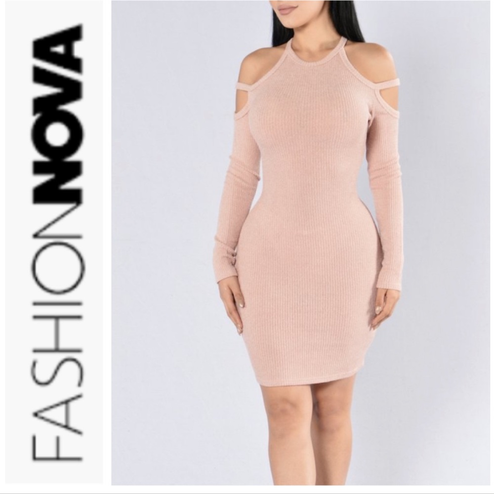 Cold Shoulder Bodycon dress.